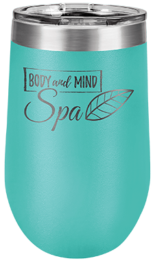 Teal Wine Tumblers